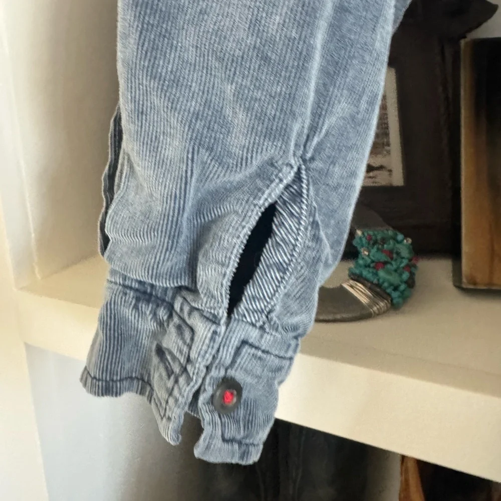 PILCRO Dusty Blue Corduroy Dress xsp - Picture 5 of 6